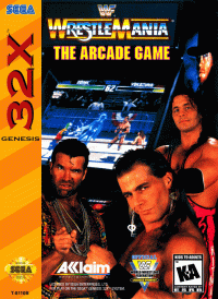WWF Wrestlemania: Arcade Game Sega 32X US box art